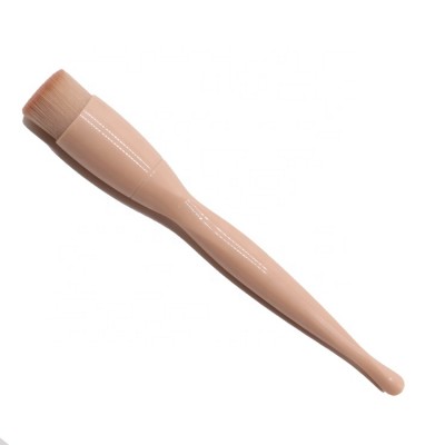 Best seller professional PP handle synthetic hair cosmetic tool makeup brush foundation brush for face with color box